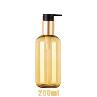 Flacon dozator de capacitate mare de 250/500 ml, loțiune lichidă, șampon, săpun, sticle pentru presă, sticle portabilă reîncărcabilă pentru călătorie de hotel