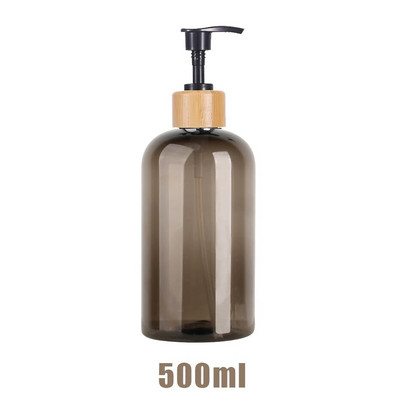 Flacon dozator de capacitate mare de 250/500 ml, loțiune lichidă, șampon, săpun, sticle pentru presă, sticle portabilă reîncărcabilă pentru călătorie de hotel