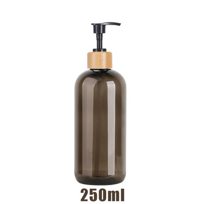 Flacon dozator de capacitate mare de 250/500 ml, loțiune lichidă, șampon, săpun, sticle pentru presă, sticle portabilă reîncărcabilă pentru călătorie de hotel