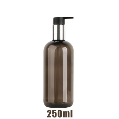 Flacon dozator de capacitate mare de 250/500 ml, loțiune lichidă, șampon, săpun, sticle pentru presă, sticle portabilă reîncărcabilă pentru călătorie de hotel