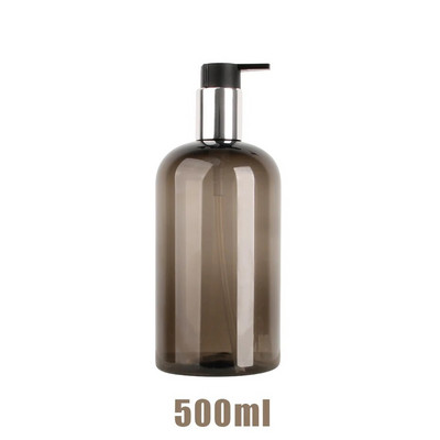 Flacon dozator de capacitate mare de 250/500 ml, loțiune lichidă, șampon, săpun, sticle pentru presă, sticle portabilă reîncărcabilă pentru călătorie de hotel