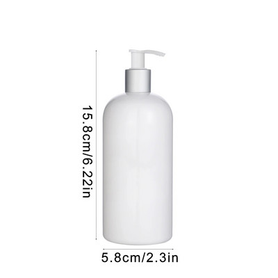 Flacon dozator de capacitate mare de 250/500 ml, loțiune lichidă, șampon, săpun, sticle pentru presă, sticle portabilă reîncărcabilă pentru călătorie de hotel