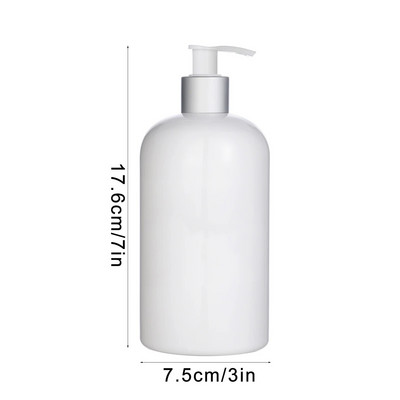 Flacon dozator de capacitate mare de 250/500 ml, loțiune lichidă, șampon, săpun, sticle pentru presă, sticle portabilă reîncărcabilă pentru călătorie de hotel