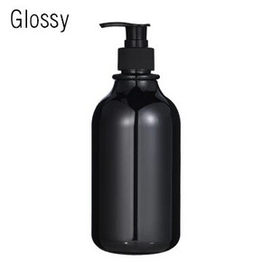 Dozator de săpun Sticlă Negru Mat Bucătărie Reîncărcabilă Mâini Vase Sticla de Presă Pompă de Lemn de bambus Sticlă de depozitare pentru baie 500ML