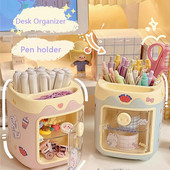 Nova Kawaii olovka za svinje Držač lonca za olovke Posuda za pohranu četkica Stolni organizator Višenamjenske Washi trake Uredski pribor