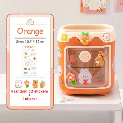 Nova Kawaii olovka za svinje Držač lonca za olovke Posuda za pohranu četkica Stolni organizator Višenamjenske Washi trake Uredski pribor