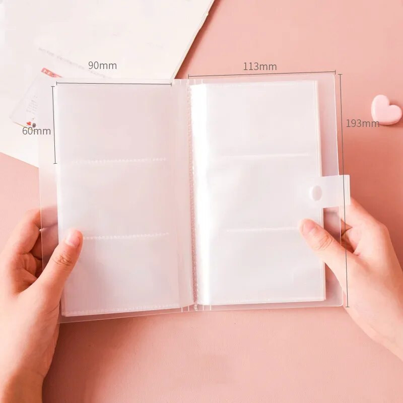 Photocard Holder Колекция Албум Idol Chasing Star Binder Колекция Photocards Книга Книжка с билети с голям капацитет Чанта за карти