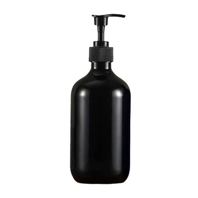 Ξαναγεμιζόμενο Amber Shampoo Shower Gel Empty Bottles with Pump Shampoo Conditioner Dispenser για το μπάνιο ξενοδοχείου 500ml