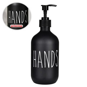 Dozator de săpun, 500 ml, flacon de șampon și gel de duș, reîncărcabil, dozator de loțiune de mare capacitate, accesorii pentru baie