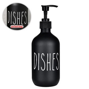 Dozator de săpun, 500 ml, flacon de șampon și gel de duș, reîncărcabil, dozator de loțiune de mare capacitate, accesorii pentru baie