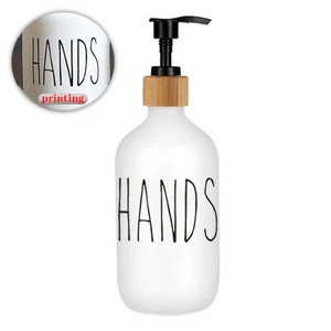 Dozator de săpun, 500 ml, flacon de șampon și gel de duș, reîncărcabil, dozator de loțiune de mare capacitate, accesorii pentru baie