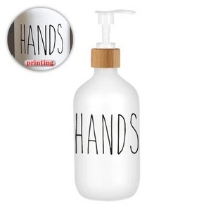 Dozator de săpun, 500 ml, flacon de șampon și gel de duș, reîncărcabil, dozator de loțiune de mare capacitate, accesorii pentru baie