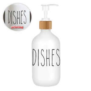 Dozator de săpun, 500 ml, flacon de șampon și gel de duș, reîncărcabil, dozator de loțiune de mare capacitate, accesorii pentru baie