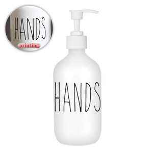 Dozator de săpun, 500 ml, flacon de șampon și gel de duș, reîncărcabil, dozator de loțiune de mare capacitate, accesorii pentru baie