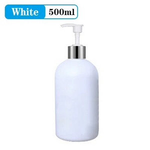 Dozatoare de baie de 500 ml Sticle de dozator de șampon și balsam Sticle de loțiune reîncărcabilă Tip de apăsare Flacon Accesorii pentru baie