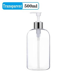 Dozatoare de baie de 500 ml Sticle de dozator de șampon și balsam Sticle de loțiune reîncărcabilă Tip de apăsare Flacon Accesorii pentru baie