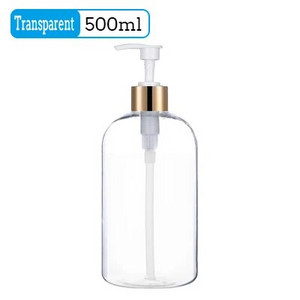 Dozatoare de baie de 500 ml Sticle de dozator de șampon și balsam Sticle de loțiune reîncărcabilă Tip de apăsare Flacon Accesorii pentru baie