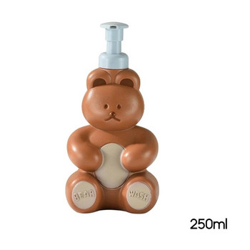 Cartoon Bear Foaming Soap Dispenser Refillable Pump Bottle Bathing Hand Sanitizers Shampoo αφρό αφρό gel Δοχείο dropship