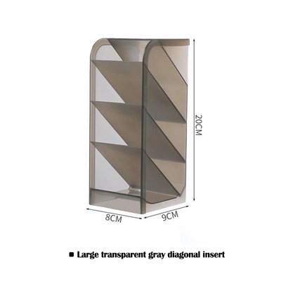Rašomasis rašiklių laikiklis šepetėlio stovas Stalinis pieštukų laikiklis mokyklinėms reikmenims Kawaii raštinės reikmenų ir biuro makiažo laikymo dėžutė
