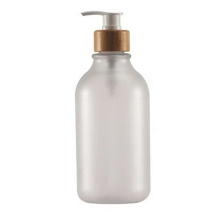 Dozator de baie de 300/500 ml, șampon și balsam, sticla de săpun de duș, loțiune de farmacie, montare pe perete, pompă de bambus, dozator de săpun