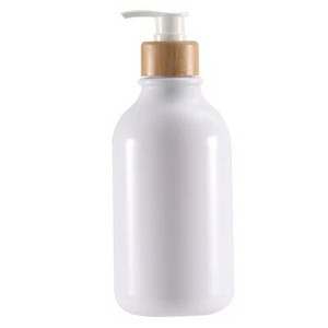 Dozator de baie de 300/500 ml, șampon și balsam, sticla de săpun de duș, loțiune de farmacie, montare pe perete, pompă de bambus, dozator de săpun