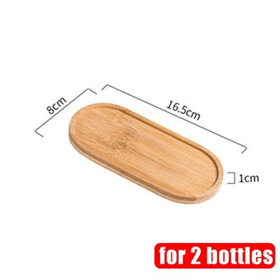 Δοχείο σαπουνιού strip with bamboo Pump Refillable Shampoo Conditioner Χέρια και πιάτα Μπουκάλι σαπουνιού για μπάνιο κουζίνας