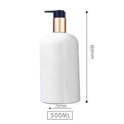 Korduvkasutatav šampoon dušigeeli palsam seebipudel Gold Pump kehapesuvedeliku dosaatoriga hotelli vannitoale 250/350/500 ml