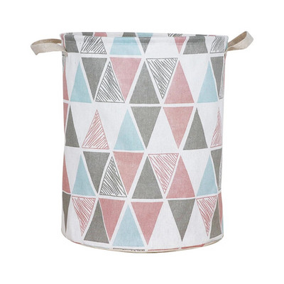 Košara za rublje od pamučnog lana Vreća za prljavu odjeću Vodootporni sklopivi organizator za odjeću Kanta za pohranu dječjih igračaka velikog kapaciteta