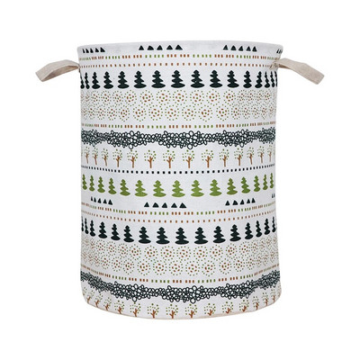 Košara za rublje od pamučnog lana Vreća za prljavu odjeću Vodootporni sklopivi organizator za odjeću Kanta za pohranu dječjih igračaka velikog kapaciteta