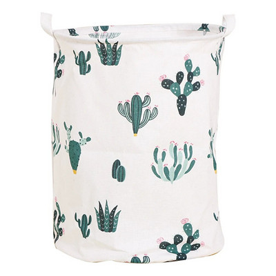 Košara za rublje od pamučnog lana Vreća za prljavu odjeću Vodootporni sklopivi organizator za odjeću Kanta za pohranu dječjih igračaka velikog kapaciteta
