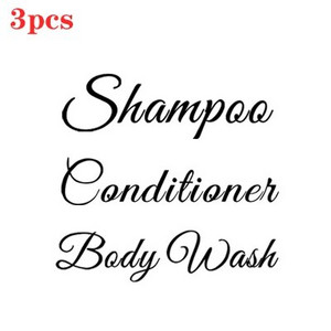 Dozator de săpun de baie de 500 ml, șampon pătrat reîncărcat, gel de duș, sticla de spălat corporal, dozator de loțiune, etichetă impermeabilă