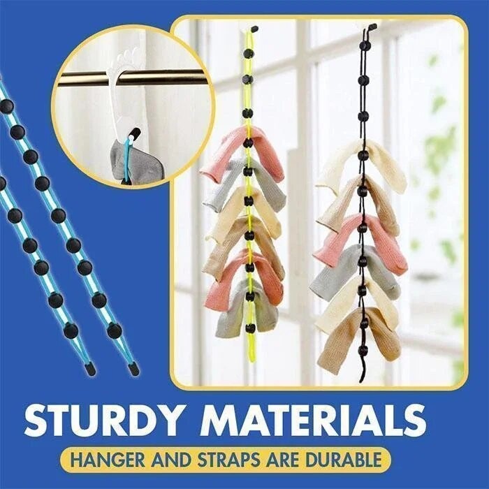 Namai Kojinės Kabantys Virvelė Creative Daugiafunkcis skalbimas Drabužiai Krepšelis Net 6 Spalvų Daugiafunkcinis Artefact Clothesline