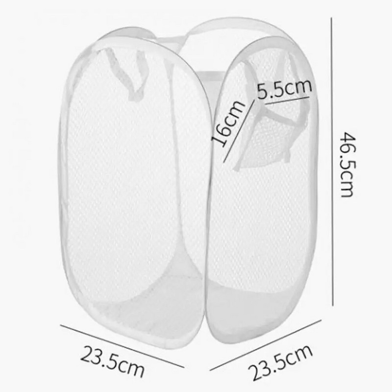 Käepidemega mitu auku, pood määrdunud riideid Suurepärane ventilatsioon Pesukorv pesukott ühiselamu tarvikud