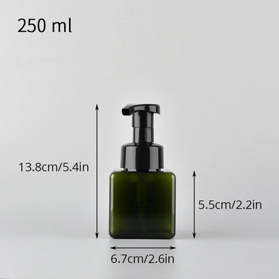 250/650ml Sticle cu dozator de săpun cu spumă Sticle goale cu spumă de săpun Reumplere Dezinfectant pentru mâini Sampon Pompă pentru loțiune Recipient lichid