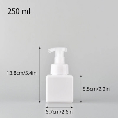 250/650ml Sticle cu dozator de săpun cu spumă Sticle goale cu spumă de săpun Reumplere Dezinfectant pentru mâini Sampon Pompă pentru loțiune Recipient lichid