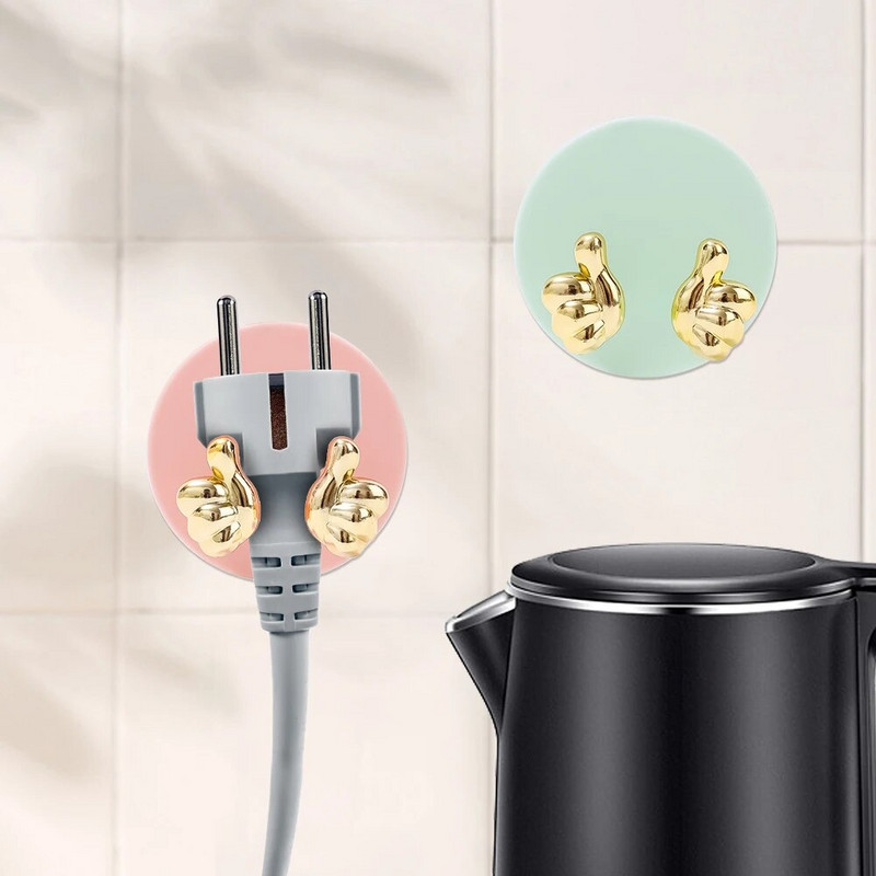 Διαχείριση καλωδίων Αυτοκόλλητο τοίχου Βάση καλωδίου τροφοδοσίας Cartoon Hook Up Charger Protector Organizer αποθήκευσης μικρών αντικειμένων