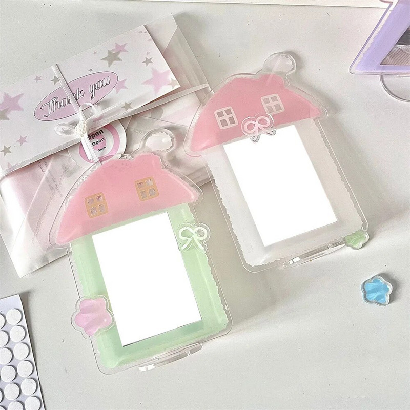 Nový akrylový rám na fotokarty, obal na kartu, 3-palcový stojan na sladké karty, dekorácia na stôl, ochrana fotografií, držiak na fotografie 2024