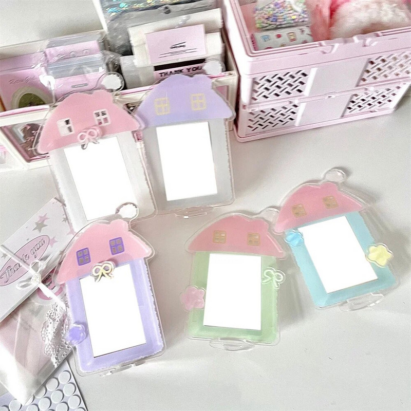 Nový akrylový rám na fotokarty, obal na kartu, 3-palcový stojan na sladké karty, dekorácia na stôl, ochrana fotografií, držiak na fotografie 2024