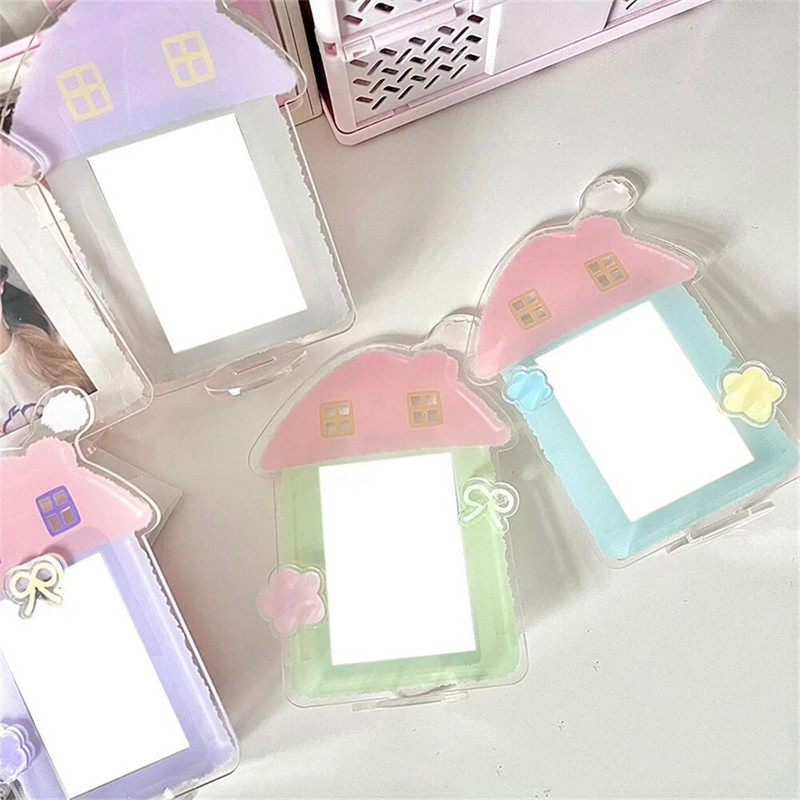 Nový akrylový rám na fotokarty, obal na kartu, 3-palcový stojan na sladké karty, dekorácia na stôl, ochrana fotografií, držiak na fotografie 2024