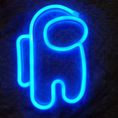Πινακίδα αστροναύτη LED Λάμπα νέον Spaceman Bar Παιχνίδι Φώτα τοίχου Δωμάτιο Γιορτινό πάρτι Δροσερή διακόσμηση Νυχτερινό φως Δώρο γενεθλίων κοσμοναύτη