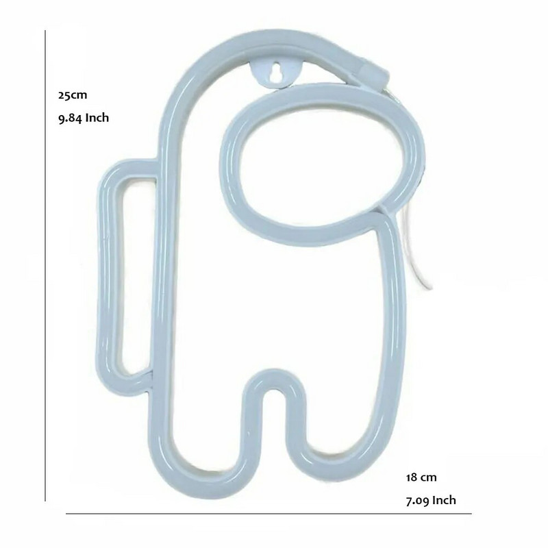 Astronauto ženklas LED neoninė lempa Spaceman Bar Žaidimas Sieniniai šviestuvai Kambarys Šventinis vakarėlis Šaunus dekoras Nakties šviesa Kosmonauto gimtadienio dovana