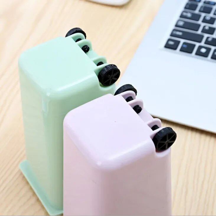 „Creative Wheelie“ mini šiukšliadėžės, buitinės namų biuro reikmenys, šiukšliadėžė Stalinis plastikinis kibiras Šiukšliadėžė Maža laikymo tvarkyklė