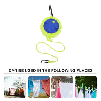 Връв за дрехи На открито Къмпинг Връв за дрехи Кабел за пране Пране Туризъм Пластмаса Пътуване На закрито Tendederos