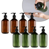 4 kom 500 ml dozator boca šampona i regeneratora Plastične prazne kupaonske boce za losione s pumpicom za ponovno punjenje Set spremnika