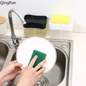 Φορητά πιάτα σαπουνιού Αυτόματη προσθήκη Διανομέων υγρού σαπουνιού σε στυλ υγρής πρέσας για προϊόντα κουζίνας Gadgets μπάνιου