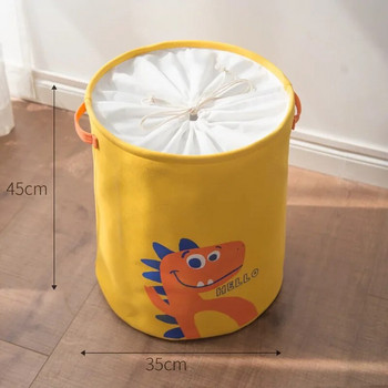 Детски играчки Чанта за съхранение на мръсни дрехи Сладък карикатурен кош за мръсно пране Удебелена подплата Сгъваема кошница за съхранение на домашно пране