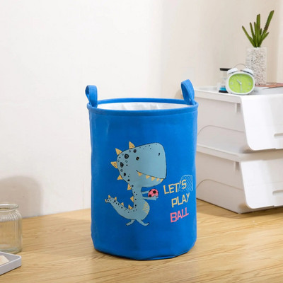 Vaikų žaislai Nešvarių drabužių laikymo krepšys Mielas animacinis filmas nešvarių skalbinių krepšelis Storas pamušalas Sulankstomas skalbinių laikymo namuose klipas