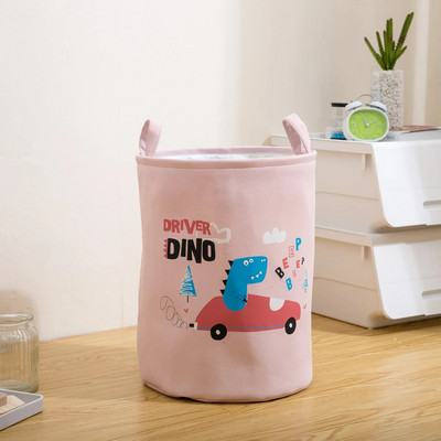 Vaikų žaislai Nešvarių drabužių laikymo krepšys Mielas animacinis filmas nešvarių skalbinių krepšelis Storas pamušalas Sulankstomas skalbinių laikymo namuose klipas