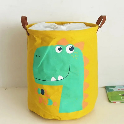 Vaikų žaislai Nešvarių drabužių laikymo krepšys Mielas animacinis filmas nešvarių skalbinių krepšelis Storas pamušalas Sulankstomas skalbinių laikymo namuose klipas