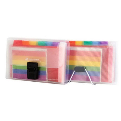 A6 Organ Bag File Folder Expanding Wallet Receipt File Sorting Organizer Portable Stoy Storage Bag Folders Filing Products Tools
